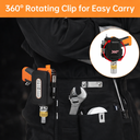 مجموعة مفكات يدوية 14 قطعة برأس قابلة للتعديل بزواية 180 درجة