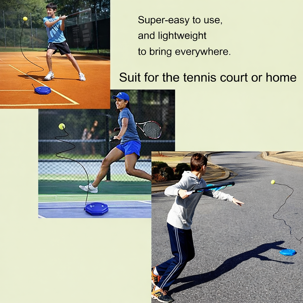 جهاز تدريب البادل والتنس المتنقل