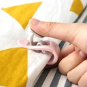 طقم 6 قطع مشبك وماسك اللحاف مع قابلية تعديل المقاس