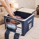 شنطة تخزين جامبو وتر بروف بهيكل معدني للملابس والبطاطين