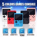 جهاز ألعاب محمول بأكثر من 400 لعبة يدعم الاتصال بالتليفزيون ببطارية 800 ملي أمبير قابلة لإعادة الشحن