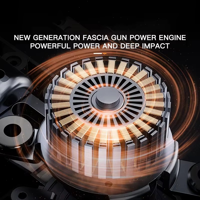 جهاز مساج محمول للتدليك العميق واسترخاء عضلات الجسم ب 2 مستوى للشدة