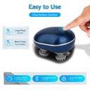 جهاز تدليك فروة الرأس بتصميم سلحفاة ب 4 مستويات لتحفيز نمو الشعر بالضوء الاحمر