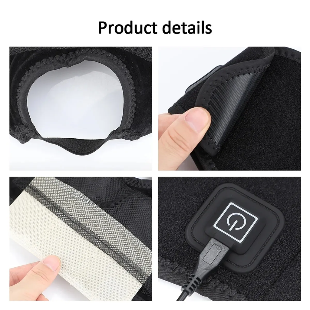 دعامة حرارية لتدفئة انكل القدم ب 3 مستويات لتخفيف التهاب المفاصل تعمل بيو اس بي