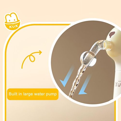 مضخة مياه كهربائية محمولة بتصميم دب ببطارية قابلة للشحن USB