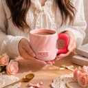 مج بورسلين مموج بتصميم عصري سعة 350 مل للمشروبات الساخنة والباردة