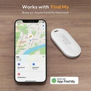 جهاز تتبع ذكي FineIn Tag للمفاتيح والشنط والأغراض الشخصية متوافق مع Apple Find My للآيفون