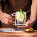 مج زجاج 300 ملي بيد بابلز لشرب وتقديم الشاي والنسكافيه والعصائر للضيوف بشكل شيك