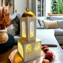 فانوس مرحب يا هلال مضئ علي شكل مسجد من الجبس