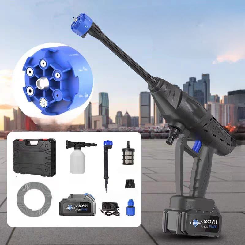 مضخة محمولة لغسيل السيارات تعمل بالضغط بقوة 6680