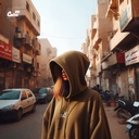 هودي &quot;كايرو&quot; اوفر سايز قطن للنساء باللون البني