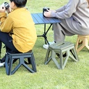 كرسي جلوس بلاستيك محمول قابل للطي للسفر والرحلات