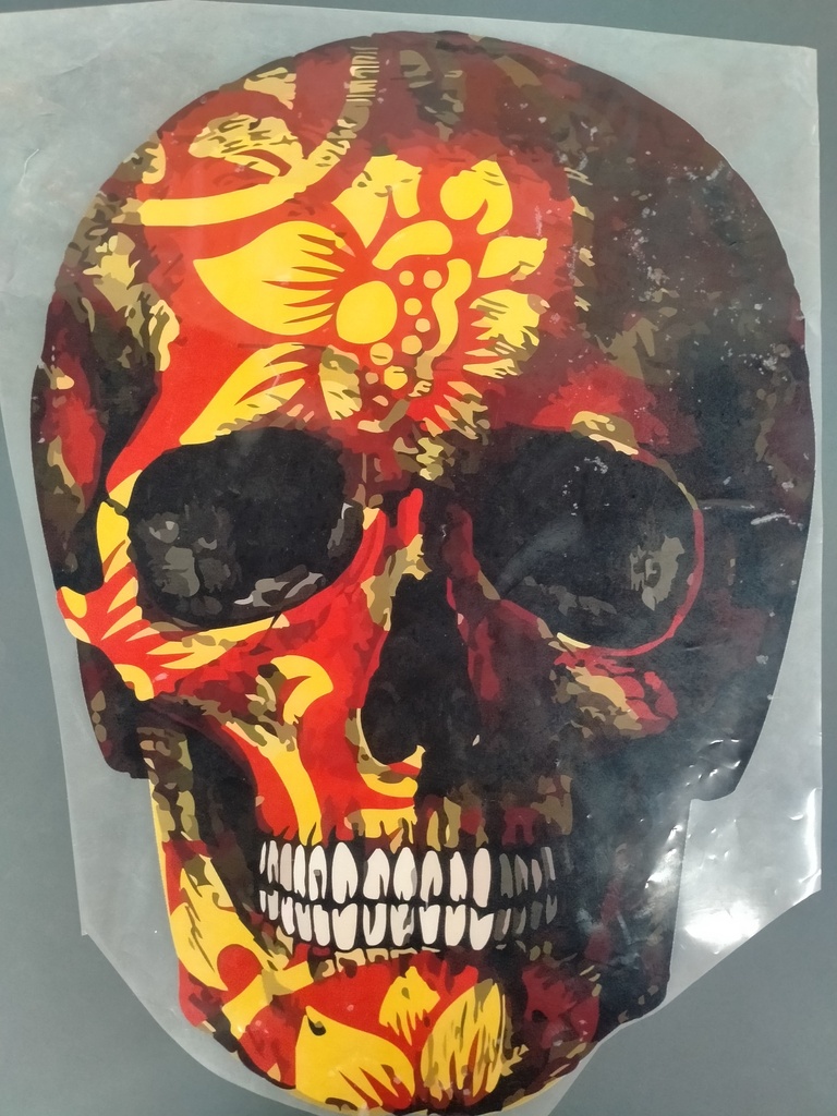 Rose Tattoo Skull print