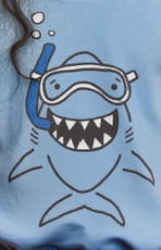 Scuba Diving Shark print