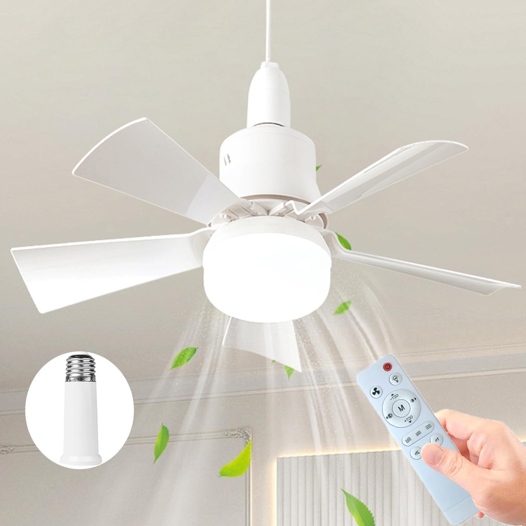 مروحة سقف كهربائية مضيئة بريموت تحكم عن بعد