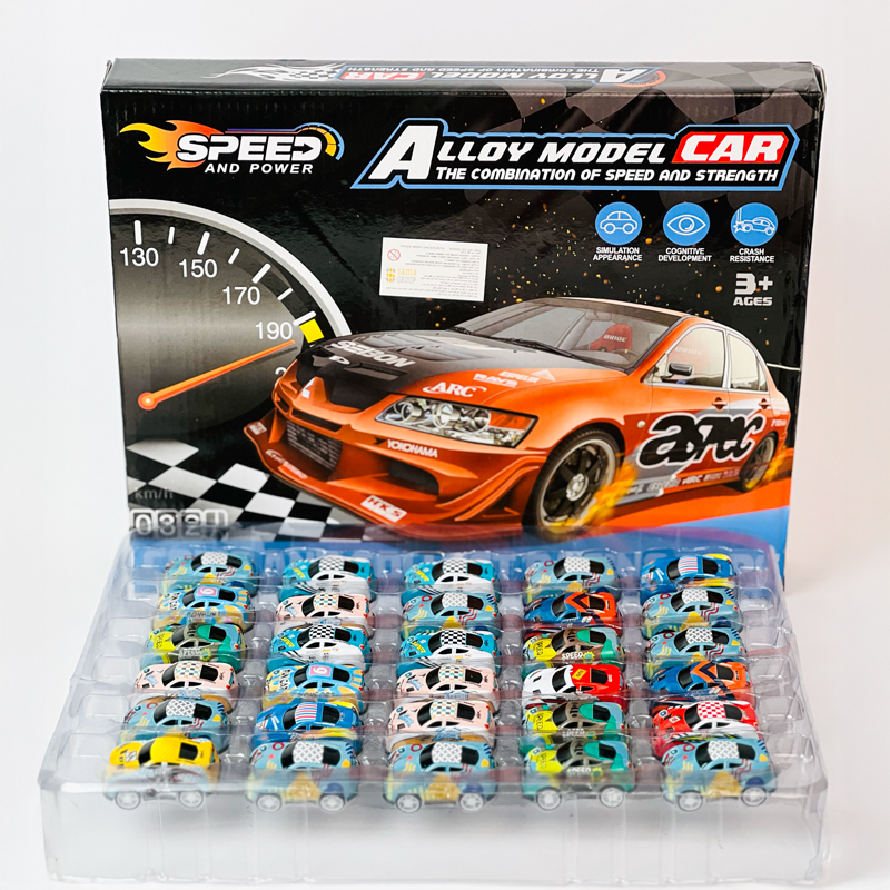 مجموعة عربيات سباق رياضية ميني للاطفال 30 قطعة