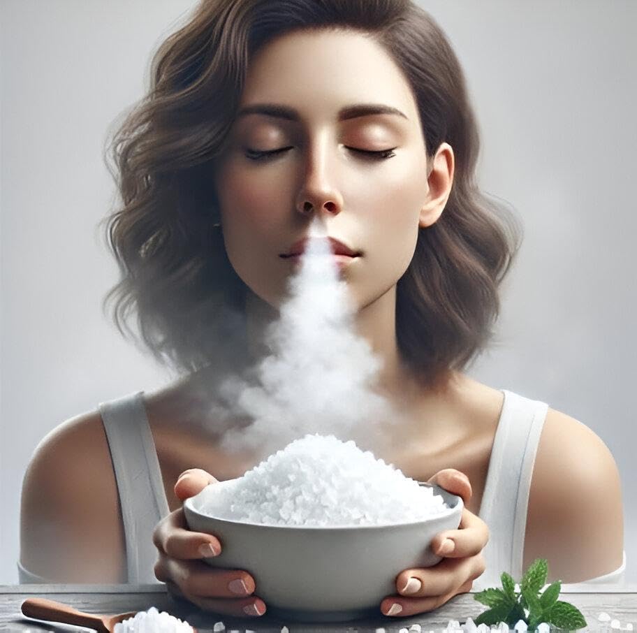 بلورات المنثول برائحة النعناع لاستنشاق منعش للانف - 30 جرام