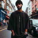 If Not Now Then, When ?تيشيرت اوفر سايز قطن باللون