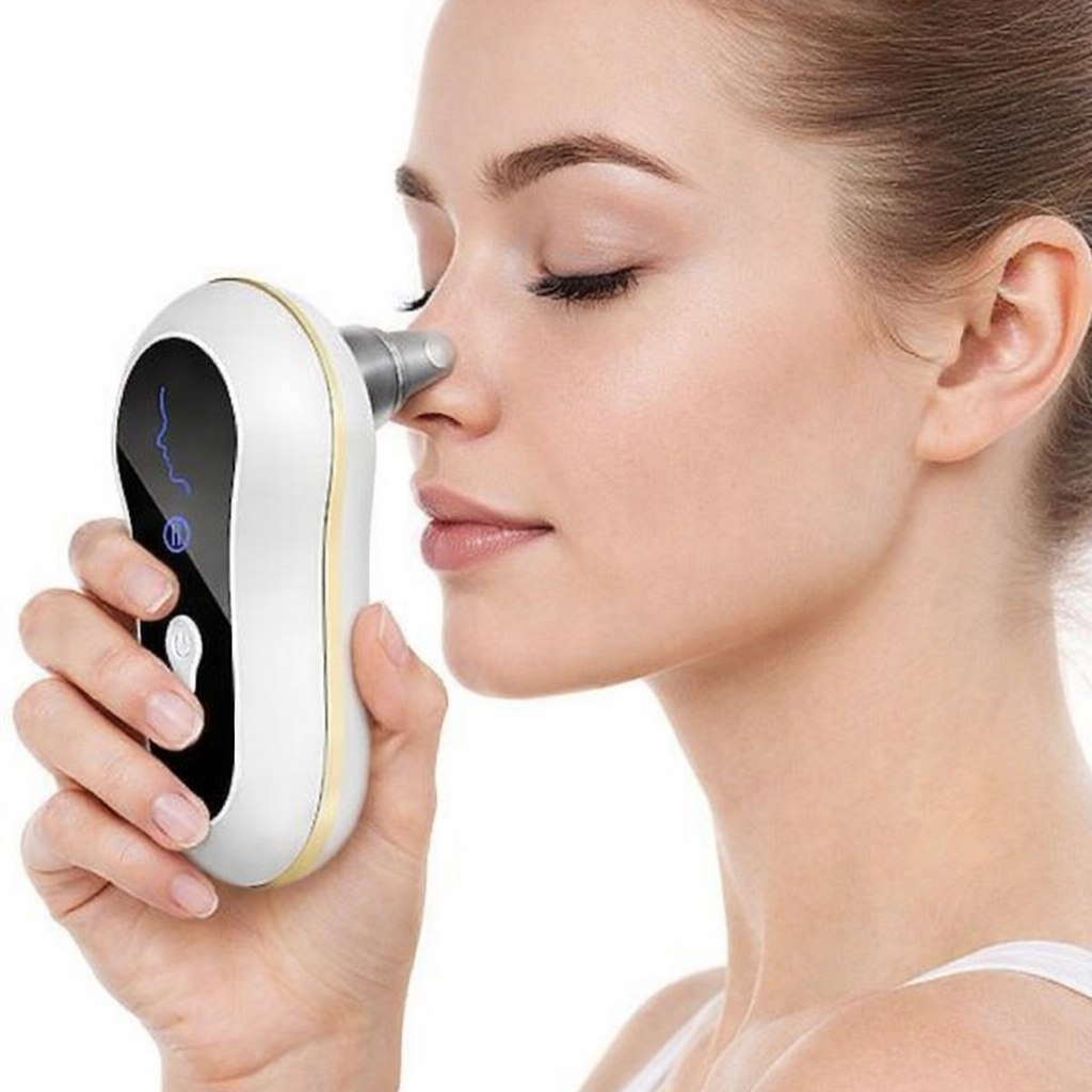 جهاز شفط وازالة الرؤوس السوداء ب5 رؤوس مختلفة - قابل للشحن