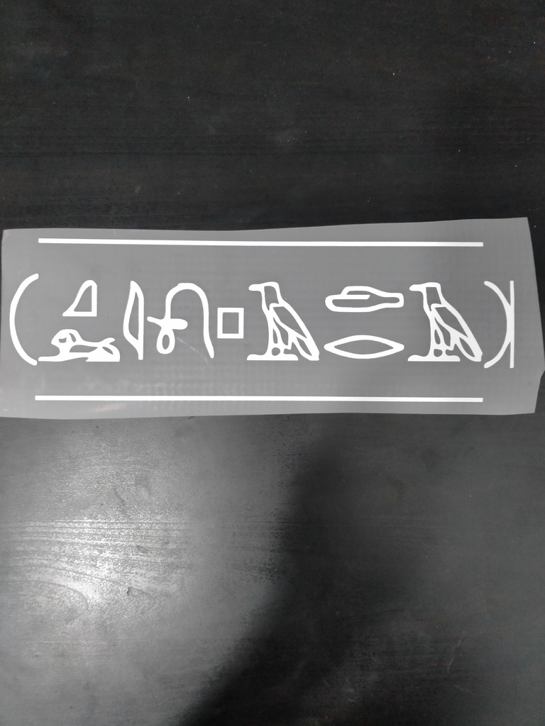 cleopatra in hierogliefen print