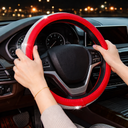 غطاء دريكسيون جلد مزين بالماس مانع للانزلاق لراحة اليد اثناء القيادة