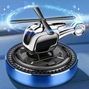 فواحة سيارة علي شكل طيارة مروحية تعمل بالطاقة الشمسية تثبت علي تابلوه السيارة