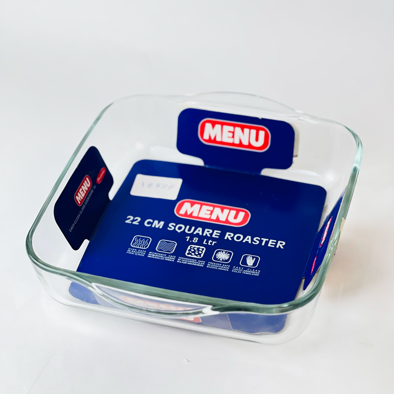 طاجن بايركس مربع الشكل - مقاس 22 سم