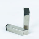 ملاحة توابل استانليس ستيل للملح والفلفل مستطيلة الشكل