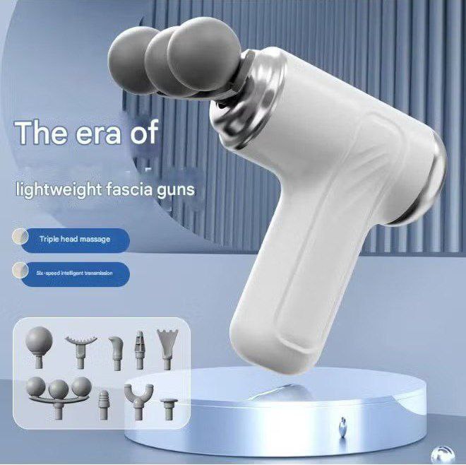 جهاز مساج وتدليك الجسم لتخفيف الاجهاد ب9 رؤوس قابلة للتبديل