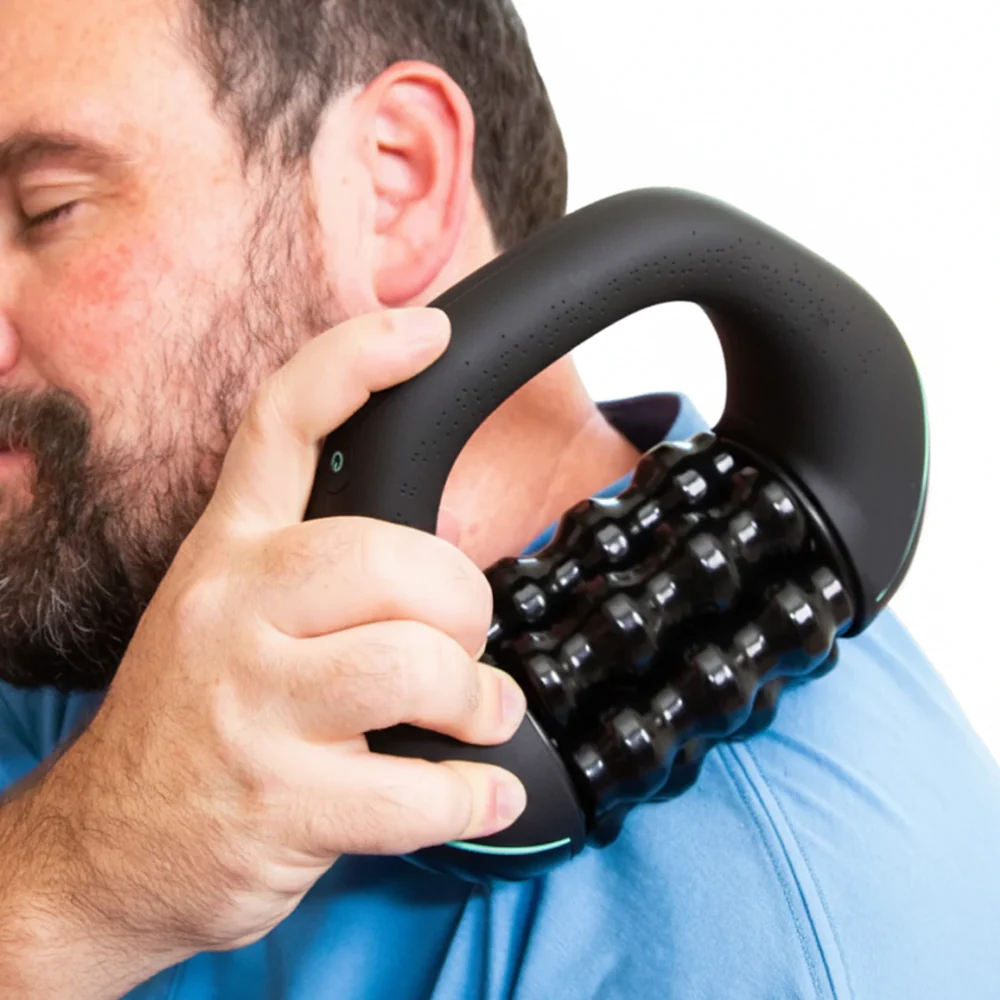 جهاز مساج دوار لتخفيف اجهاد العضلات وتدليك الرقبة والكتف والجسم