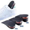 نعل داخلي لزيادة الطول ب 3 طبقات قابلة للتعديل مزود بوسادة هوائية للكعب