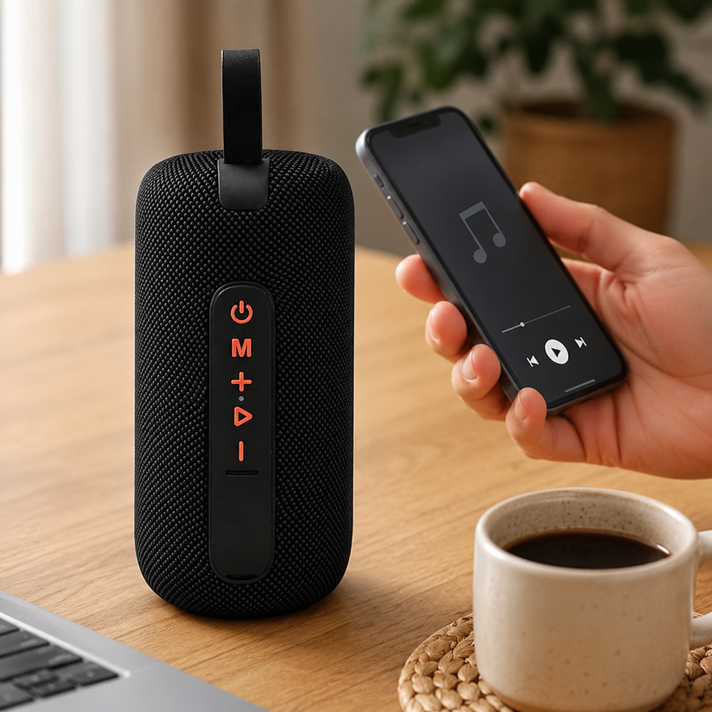 سبيكر لاسلكي بقدرة 30 وات مع إضاءة ارجي بي بطارية 3000 ملي امبير