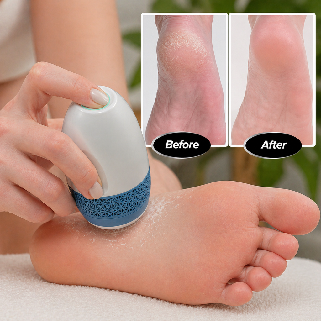حجر كهربائي لإزالة الجلد الميت من القدمين بسرعة 2000 دورة في الدقيقة