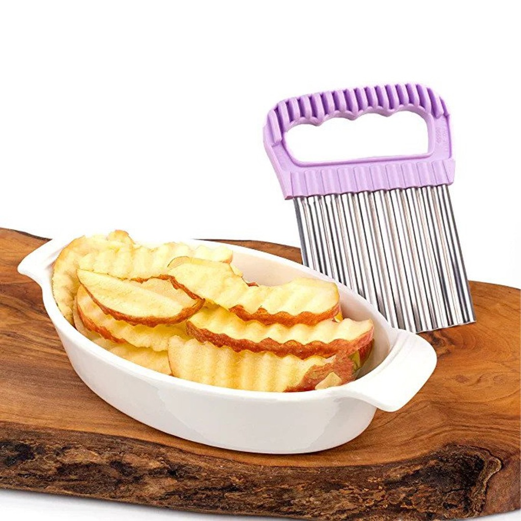 قطاعة مشرشرة زجزاج لتقطيع البطاطس والخضار ولعمل المخلل والشيبسي