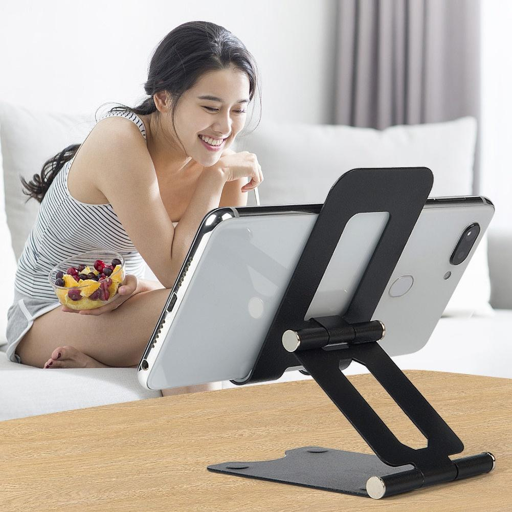 استاند حامل موبايل قابل لتعديل الزاوية معدن متين