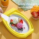 طبق عمل وصنع ايس كريم رول في المنزل مع المعالق عملي وسهل الأستخدام