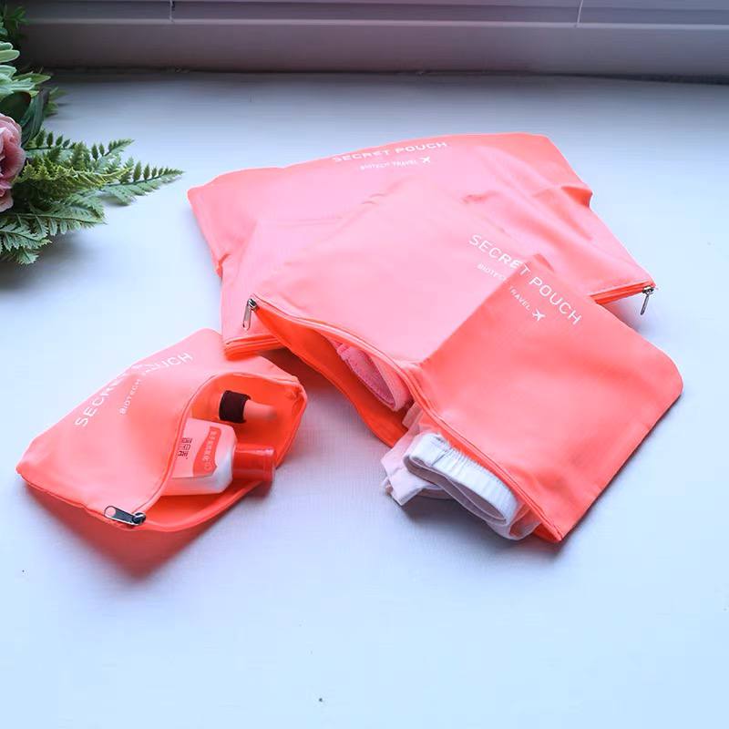 مجموعة شنط وتربروف 3 قطع لتنظيم الملابس والمكياج وادوات العناية بالبشرة مقاسات مختلفة