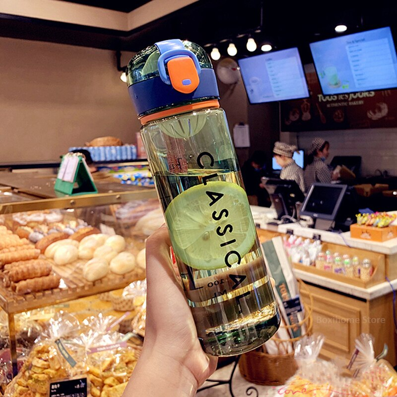 Detox Water Bottle Internal Strainer Sealed Cap 500 ml