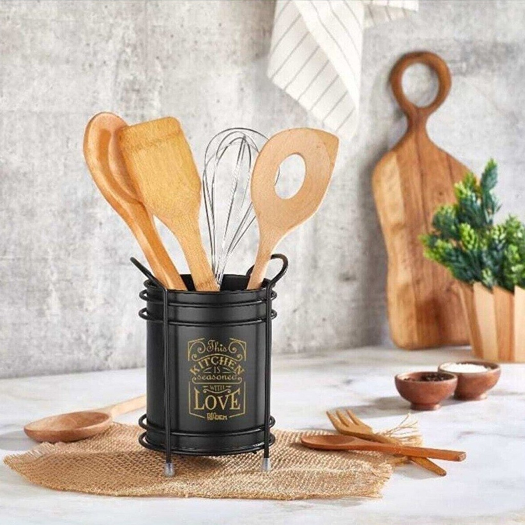 استاند حامل لادوات الغرف والمعالق والشوك والسكاكين من المعدن