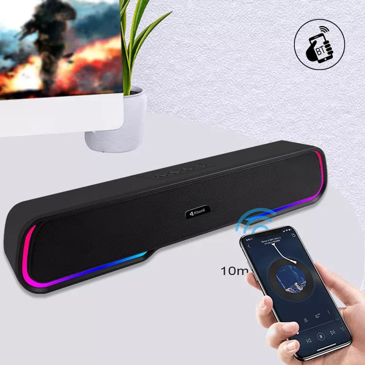 Sound Bar Portable Speakers High Volume with Bluetooth &amp; ‎AUX