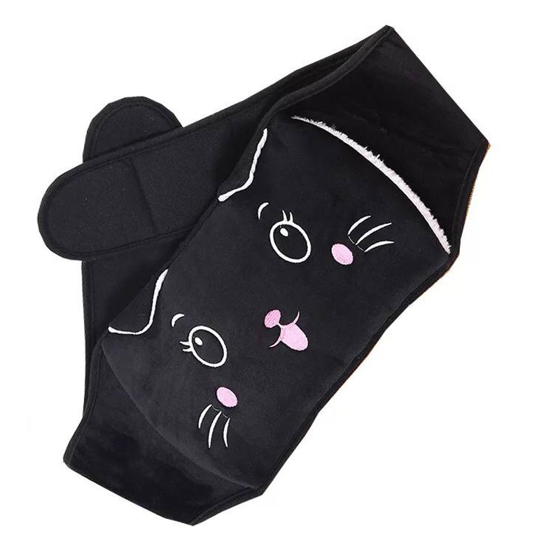 قربة مياه كهربائية لتدفئة البطن والظهر بحزام فرو ناعم باشكال مختلفة