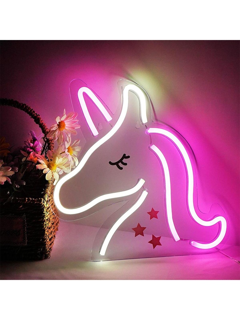 Unicorn Neon Led Light Sign Art Decor 40*60‎