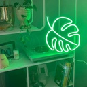 Monstera Leaf Neon Led Light Sign Art Decor ‎