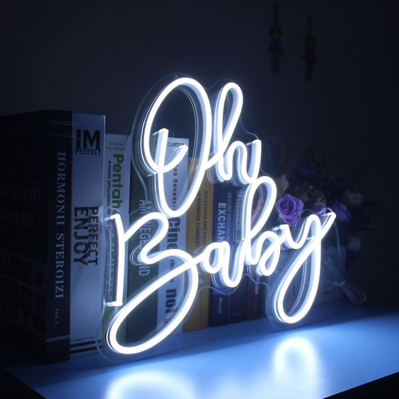 Oh Baby Neon Led Light Sign Art Decor