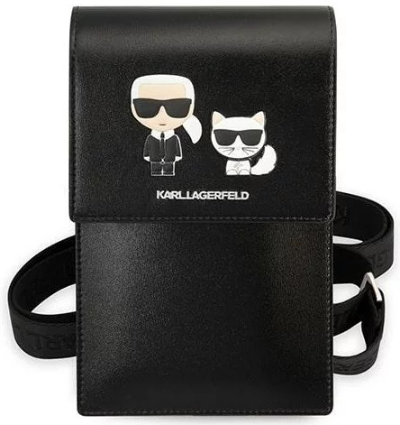Men Shoulder &amp; Handbag Black Trendy Design Bag Karl Logo