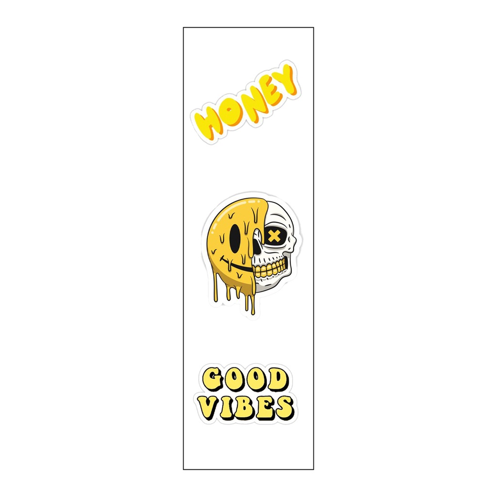 Good Vibes Vinyl Sticker Pack Reusable &amp; Waterproof