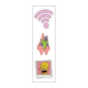 Be Happy Vinyl Sticker Pack Reusable &amp; Waterproof