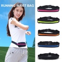 شنطة وسط بحزام قابل لتعديل المقاس لحمل الموبايل والمتعلقات الشخصية وقت الجري وركوب الدراجات والجيم