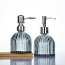 ديسبنسر صابون سائل اكليريك مع مضخة استانليس 300 ملي قابل لإعادة الملئ للحمام والمطبخ