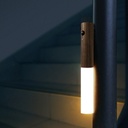 مصباح وكشاف ليد انيق سينسور مغناطيسي بلزق دبل فيس قوي لإضاءة الممرات والسلالم والدواليب بوصلة يو اس بي